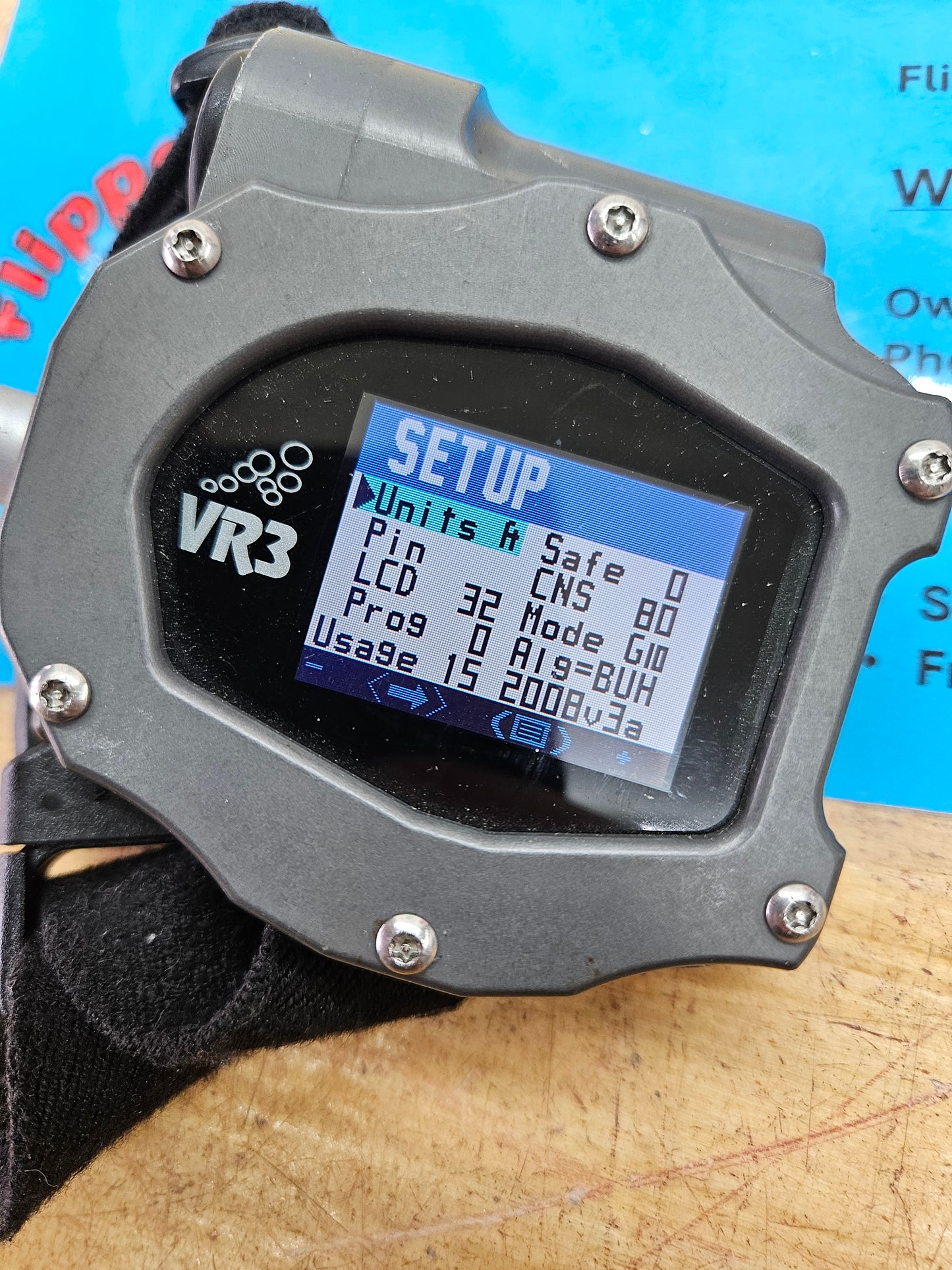 VR3 Tech Diving Computer!