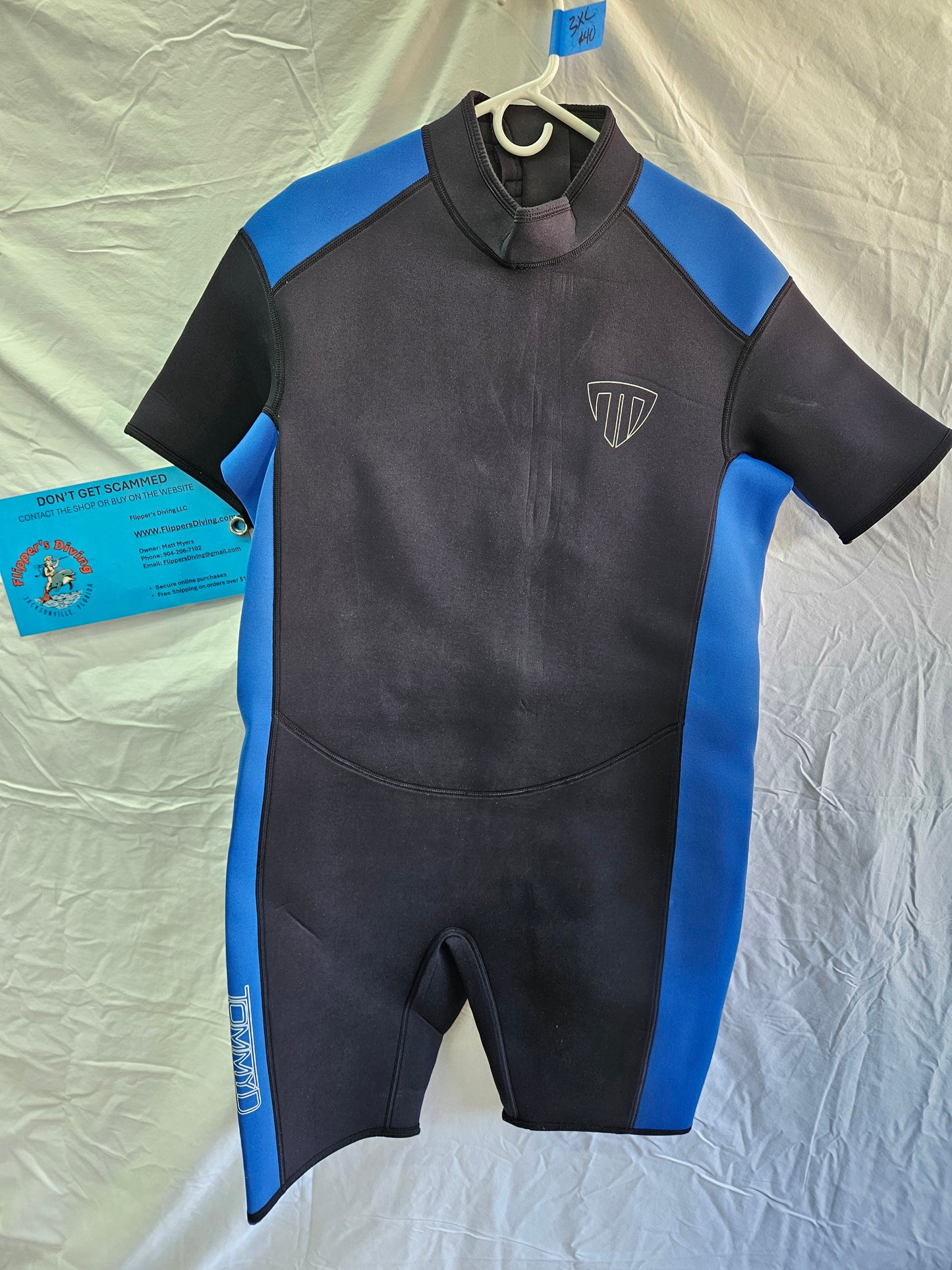 Tommy D Sports Shorty Wetsuit (3XL)