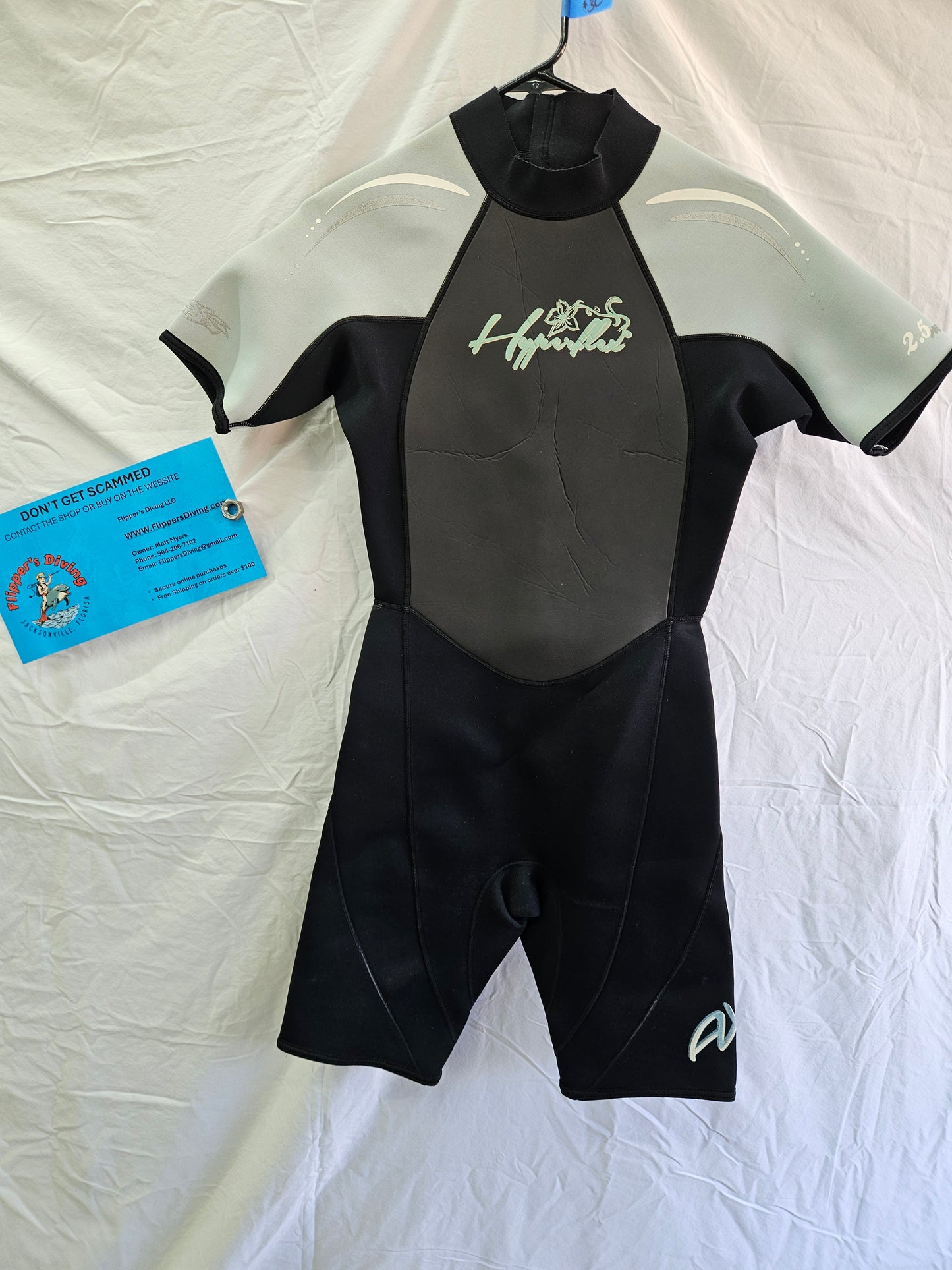 Hyperflex 2.5mm Shorty Wetsuit (Youth Size 16)
