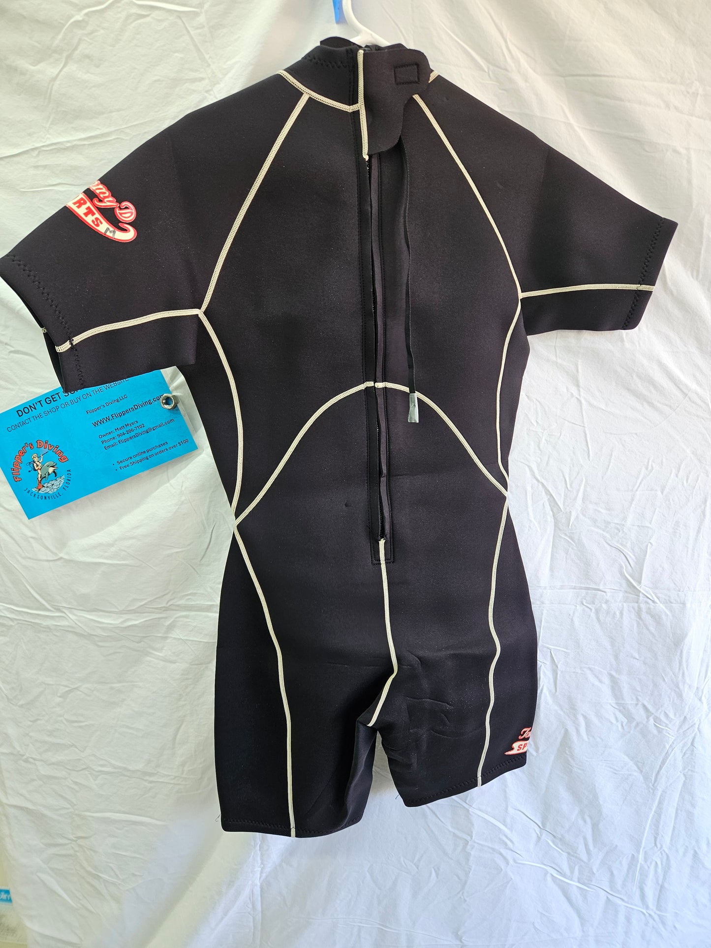 Tommy D Sports Shorty Wetsuit 3mm (MEDIUM)