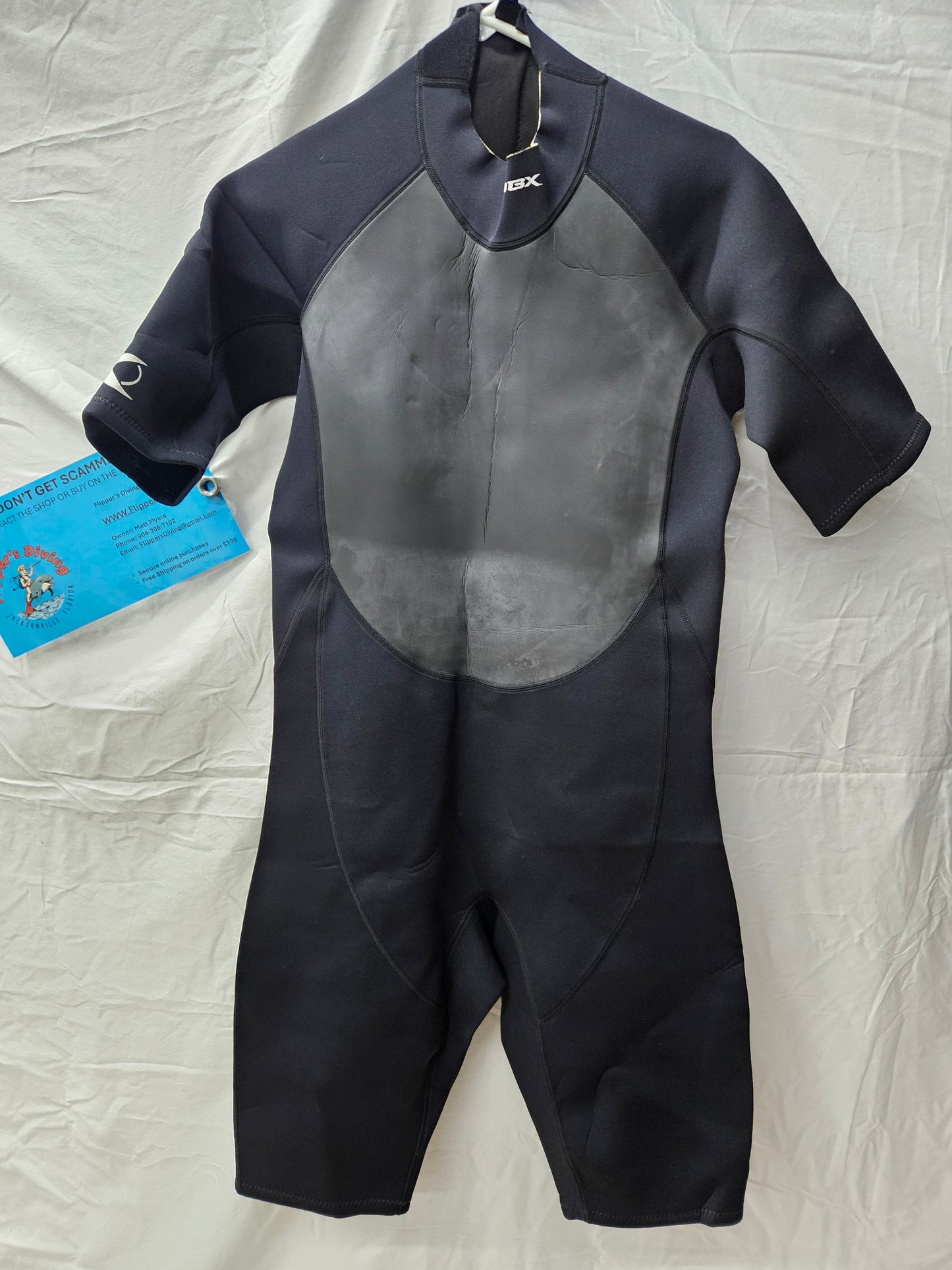 OBX 3/2mm Shorty Wetsuit (SIZE 2XL) *NOS*