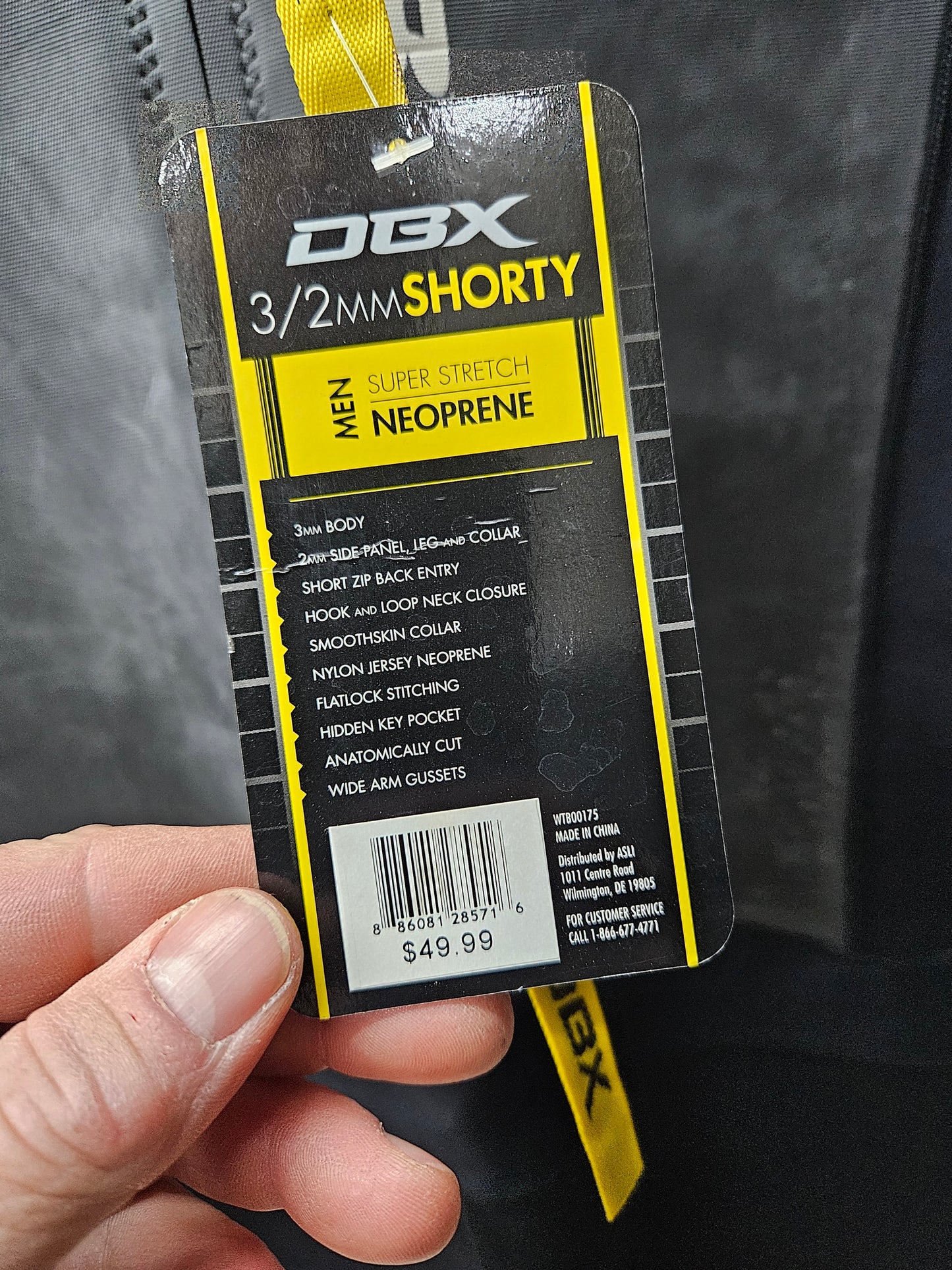 OBX 3/2mm Shorty Wetsuit (SIZE 2XL) *NOS*