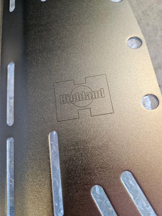 Highland Stainless Steel Backplate