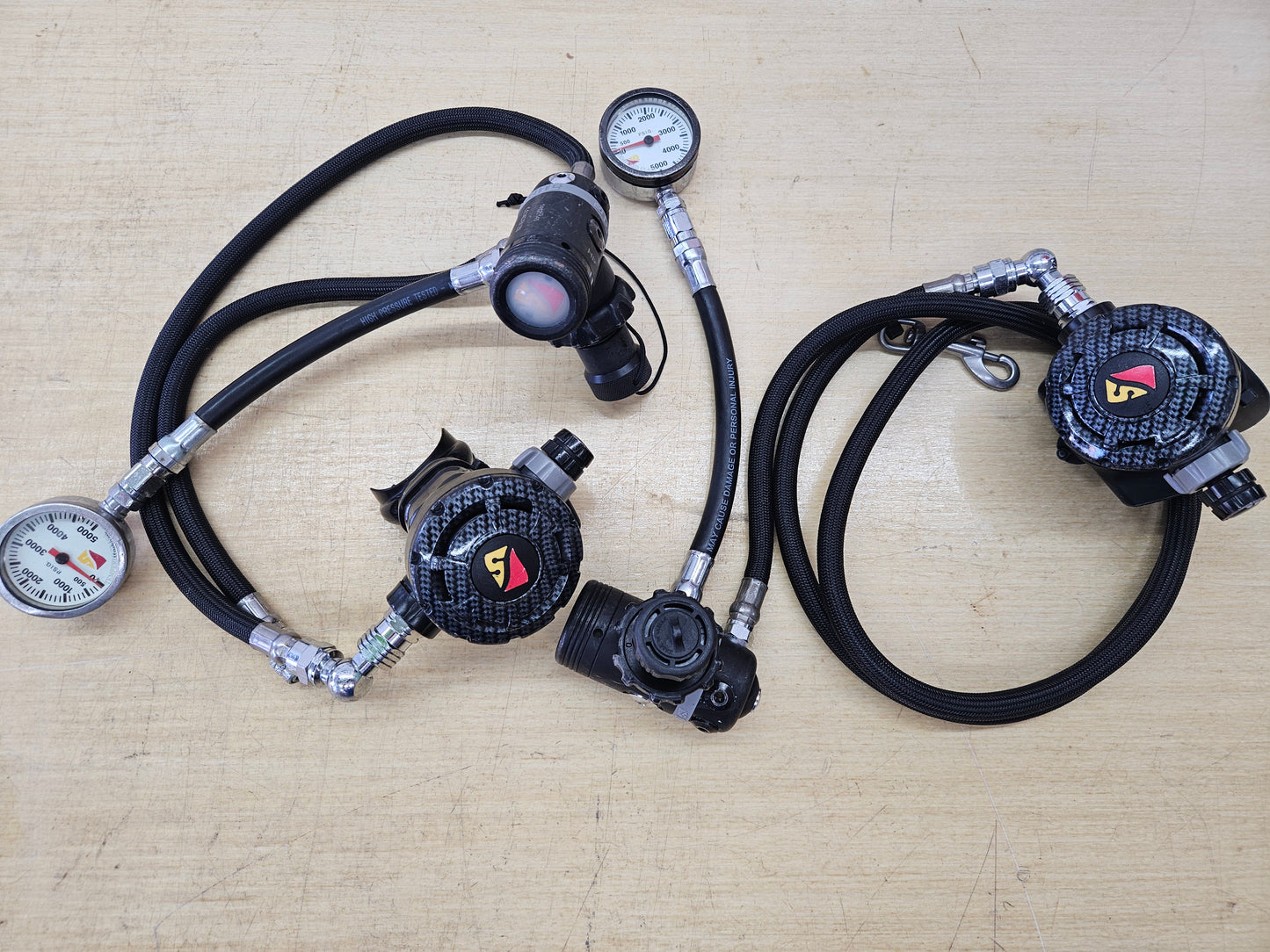 Dive Rite XT Sidemount Regulator Set