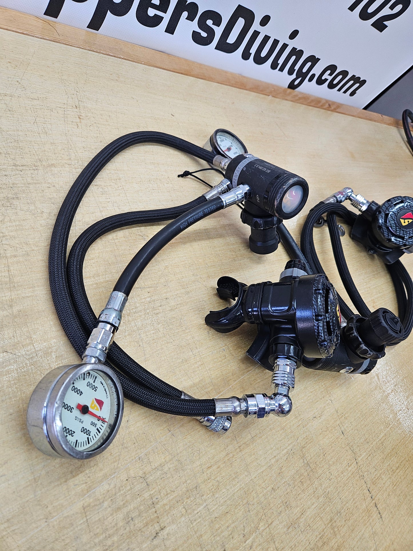 Dive Rite XT Sidemount Regulator Set