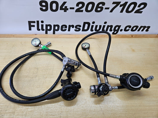 Hollis Sidemount Regulator Set