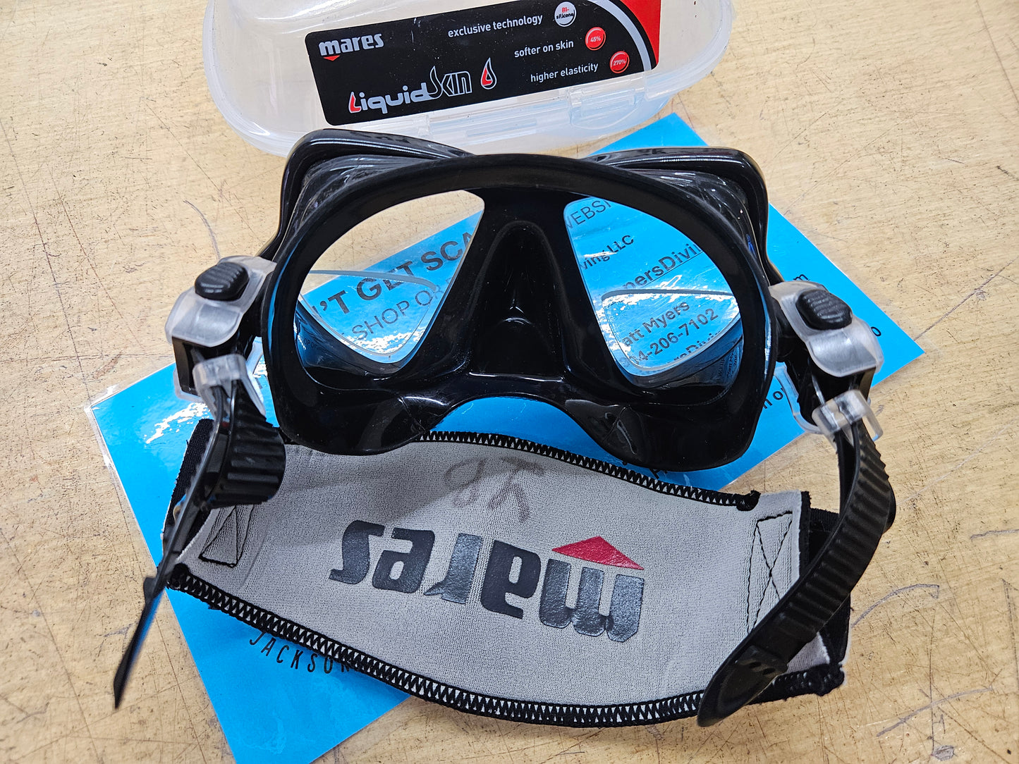 Mares "X-Vision" Mask (with readers!) (M9)