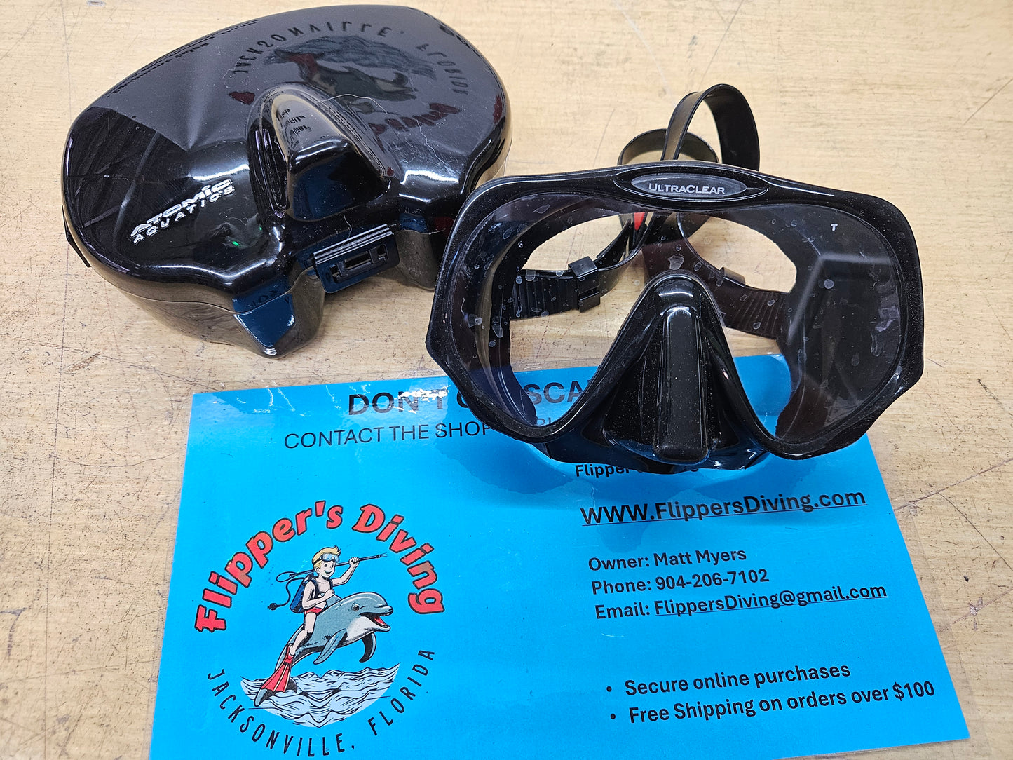 Atomic Aquatics "Ultra Clear" Mask (M10)