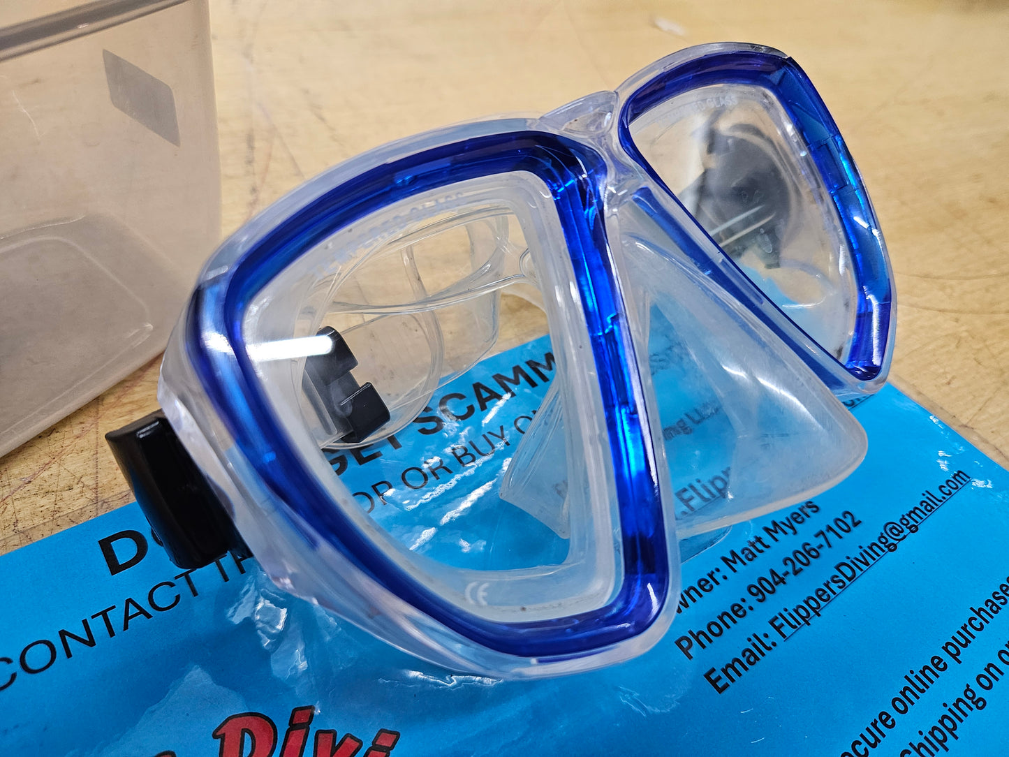 Tear Drop Dive Mask (M11)