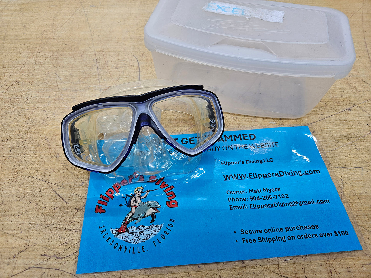 Tusa "Splendive II" Dive Mask (M23)