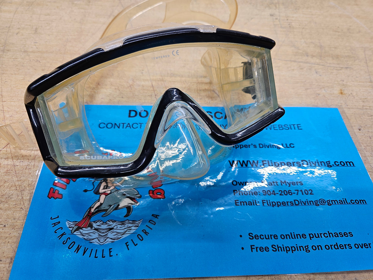 Scubapro "Cyrstal Vu" Dive Mask (M41)
