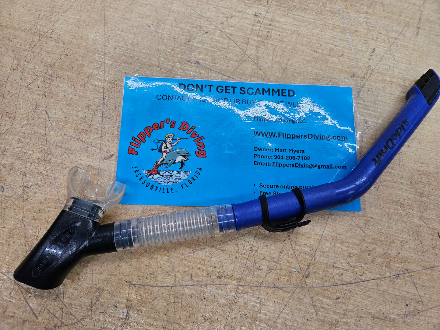 Aqualung "Sidedraft" Snorkel (S8)