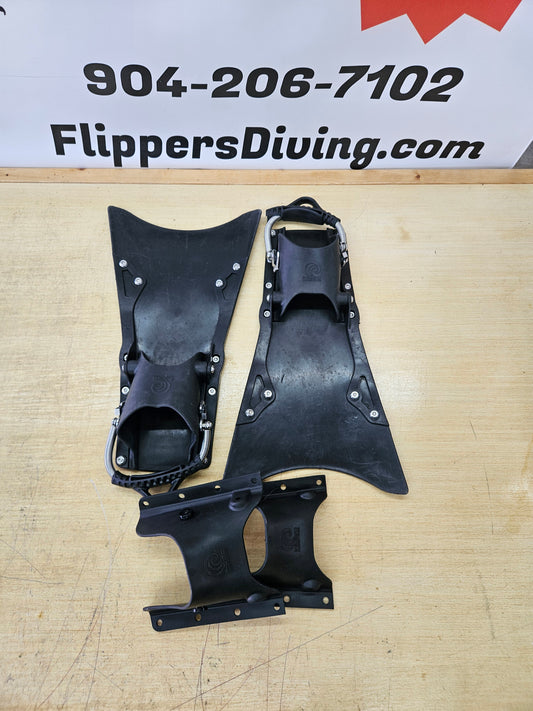 TAC Fins - Indigo Industries (size 8-13)