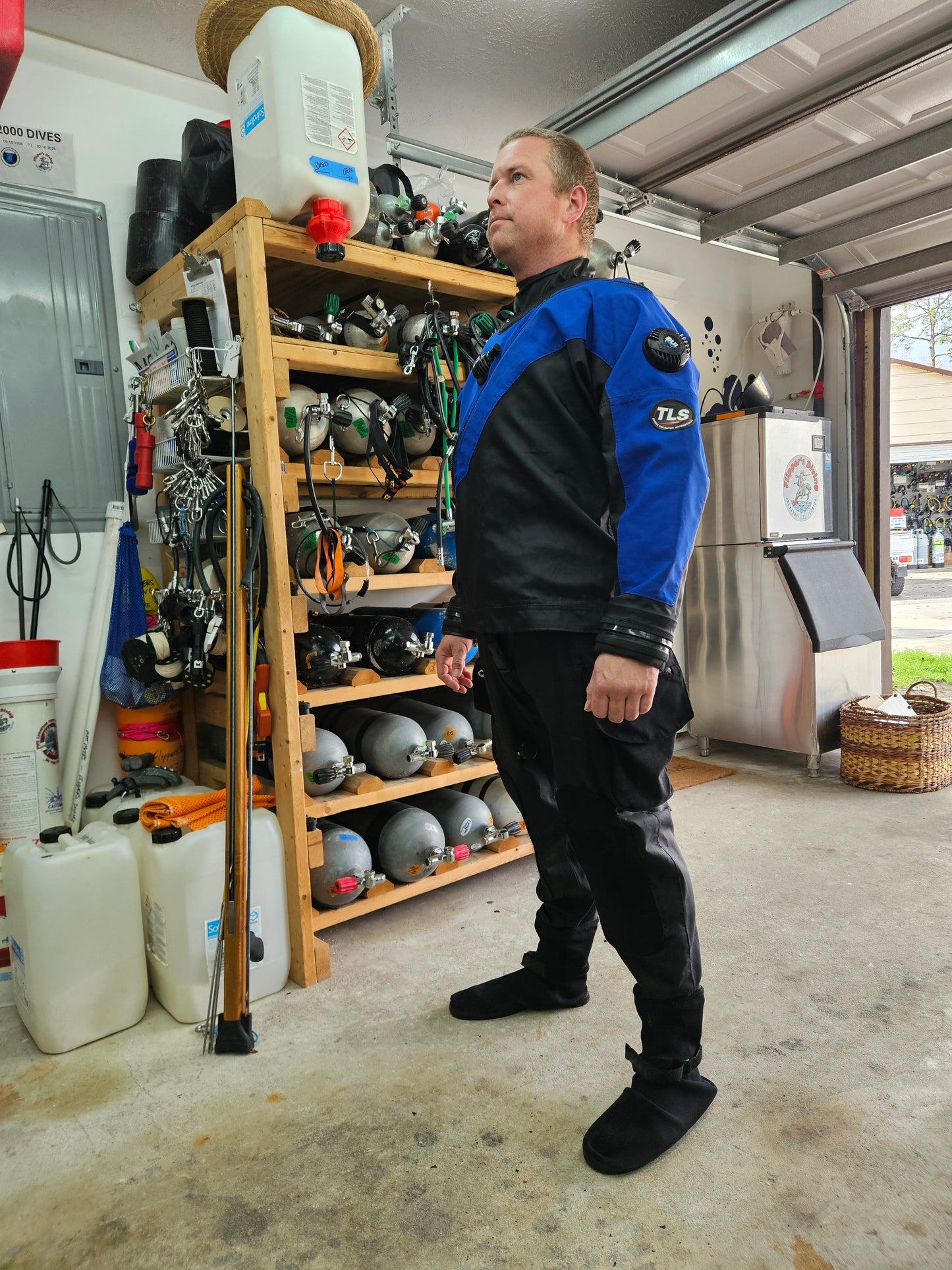 DUI TLS350 Drysuit (XL Short)