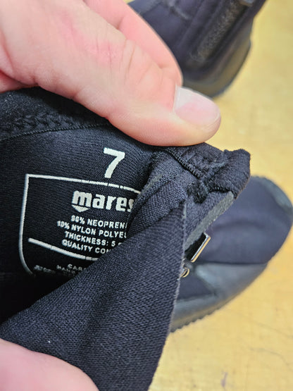 Mares 3mm Dive Boots (Size 7) #B15