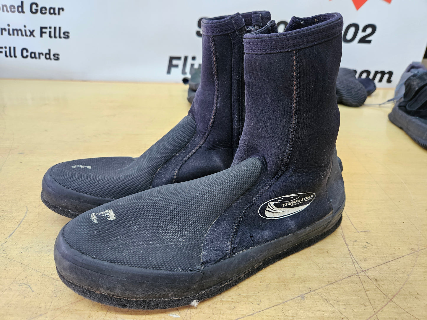 Tsunami Dive Gear 3mm Dive Boots (Size 10) #B31