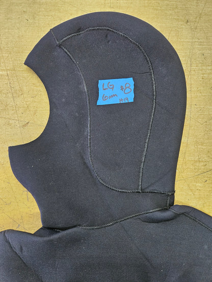 Black 6mm Hood (Large) #H19