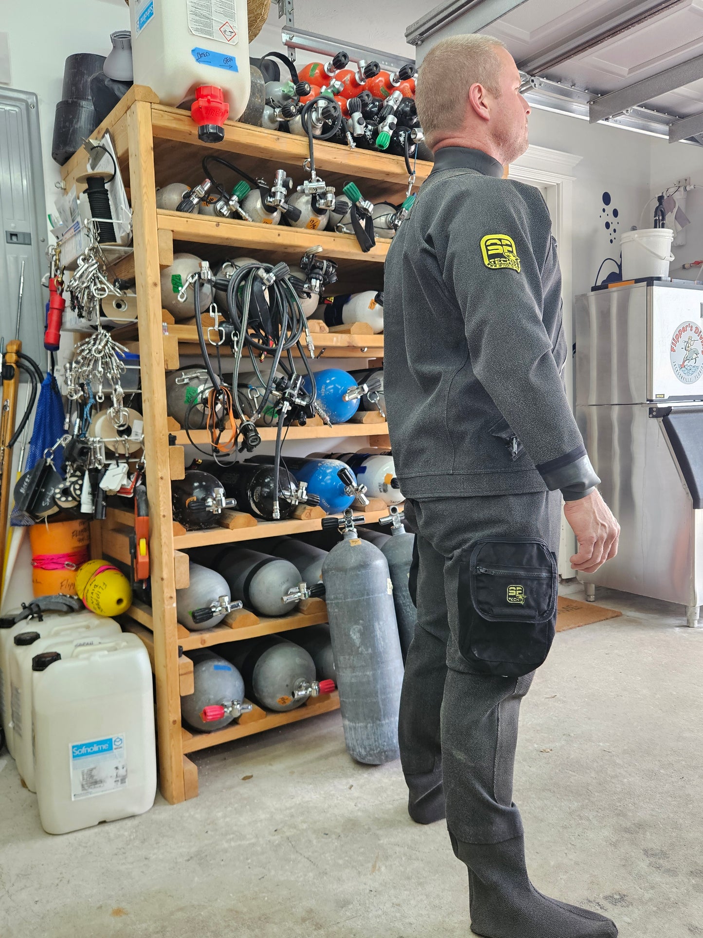 SF Tech TNT Kevlar Pro Drysuit (Large)