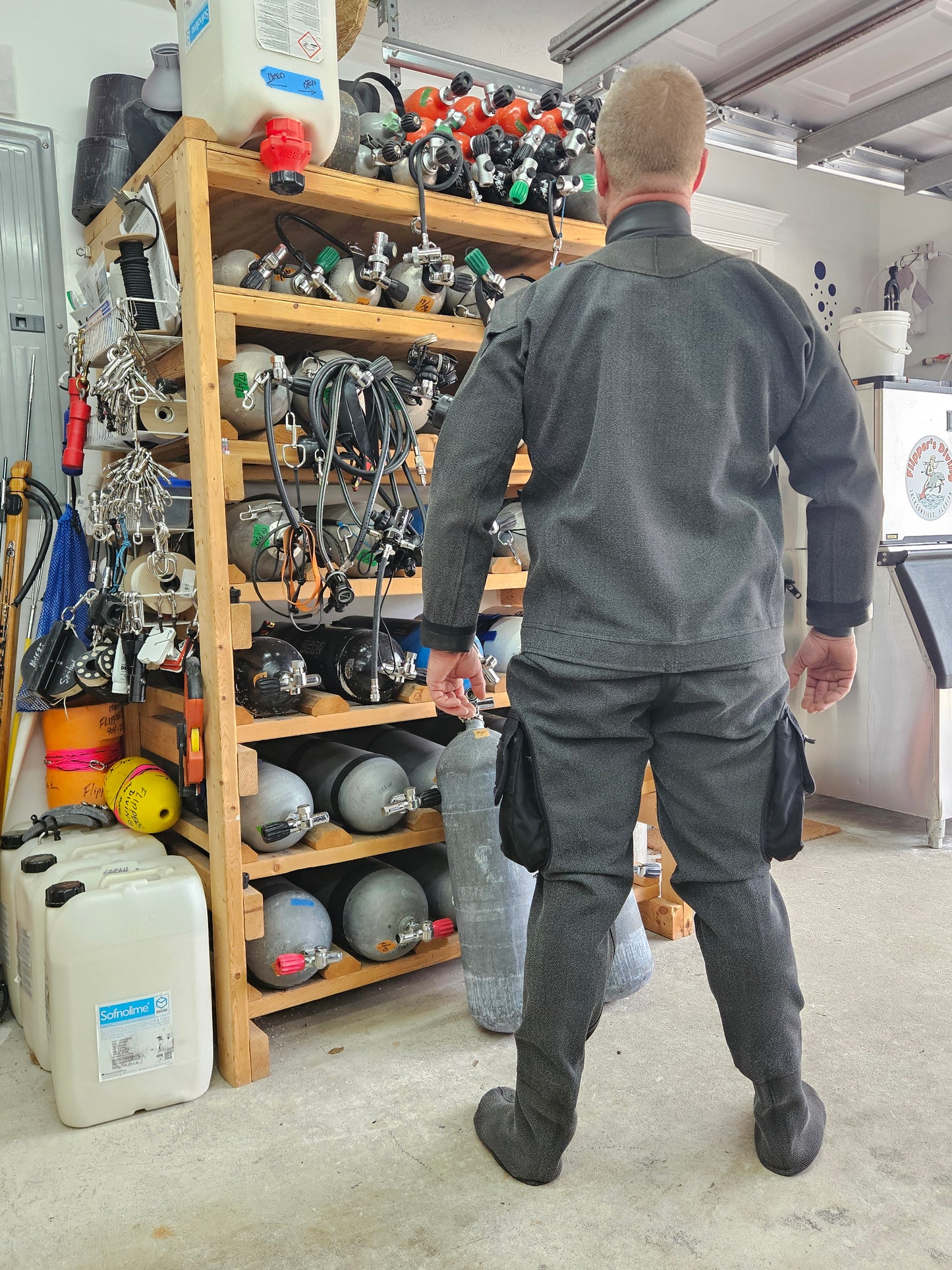 SF Tech TNT Kevlar Pro Drysuit (Large)