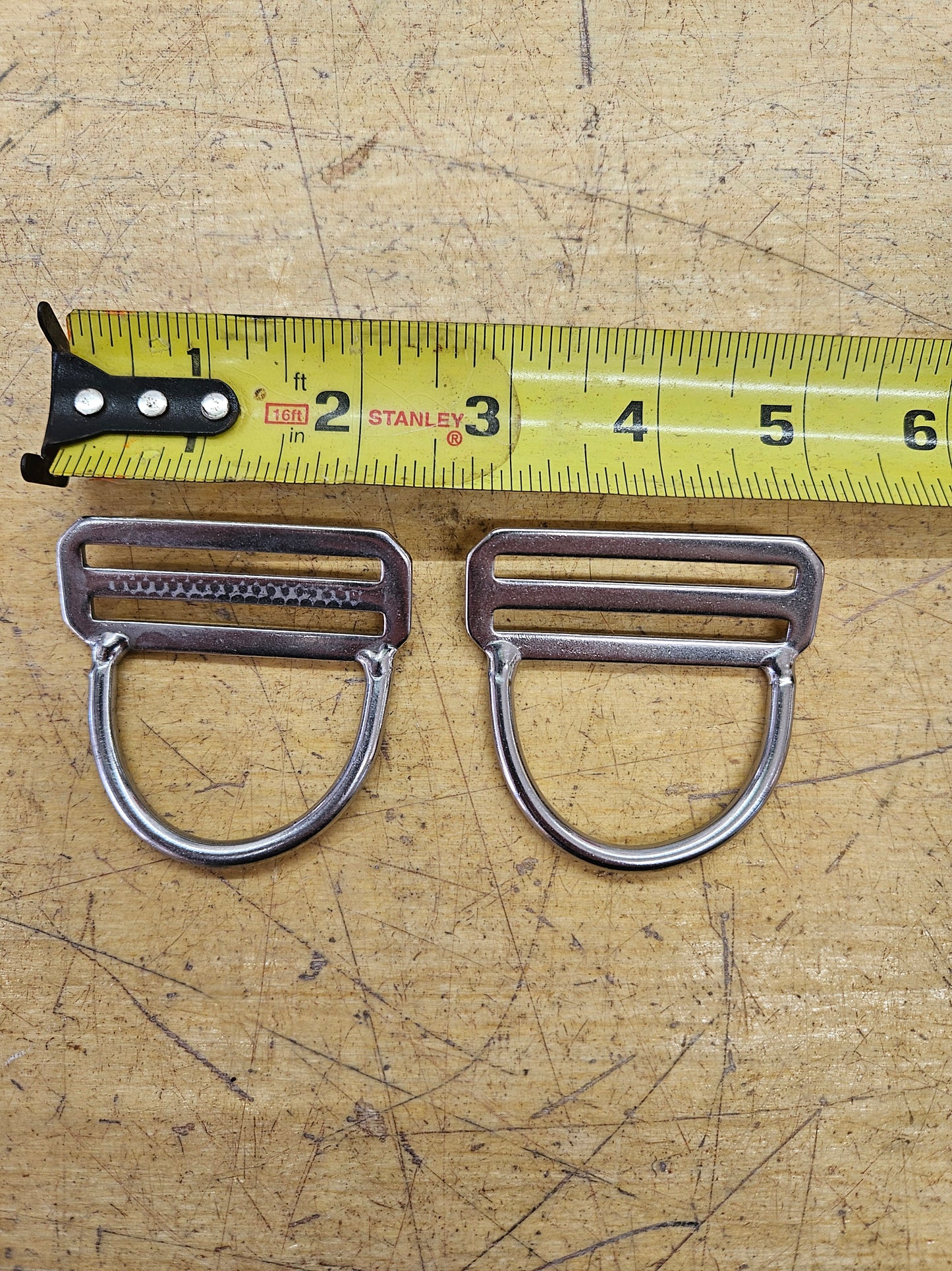 Welded Stainless Steel D-Ring and Slide