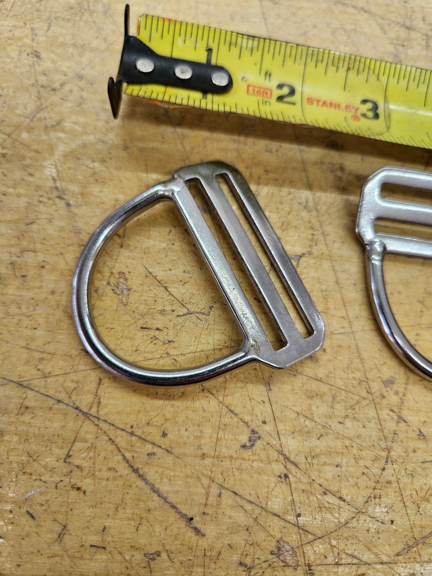 Welded Stainless Steel D-Ring and Slide