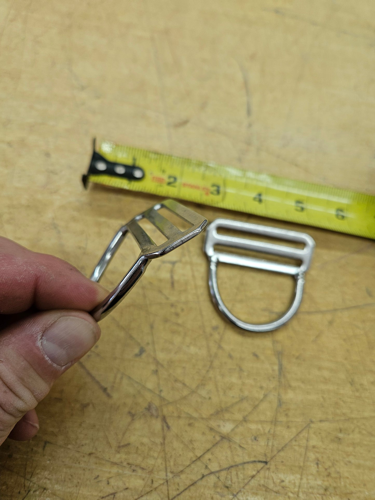 Welded Stainless Steel D-Ring and Slide