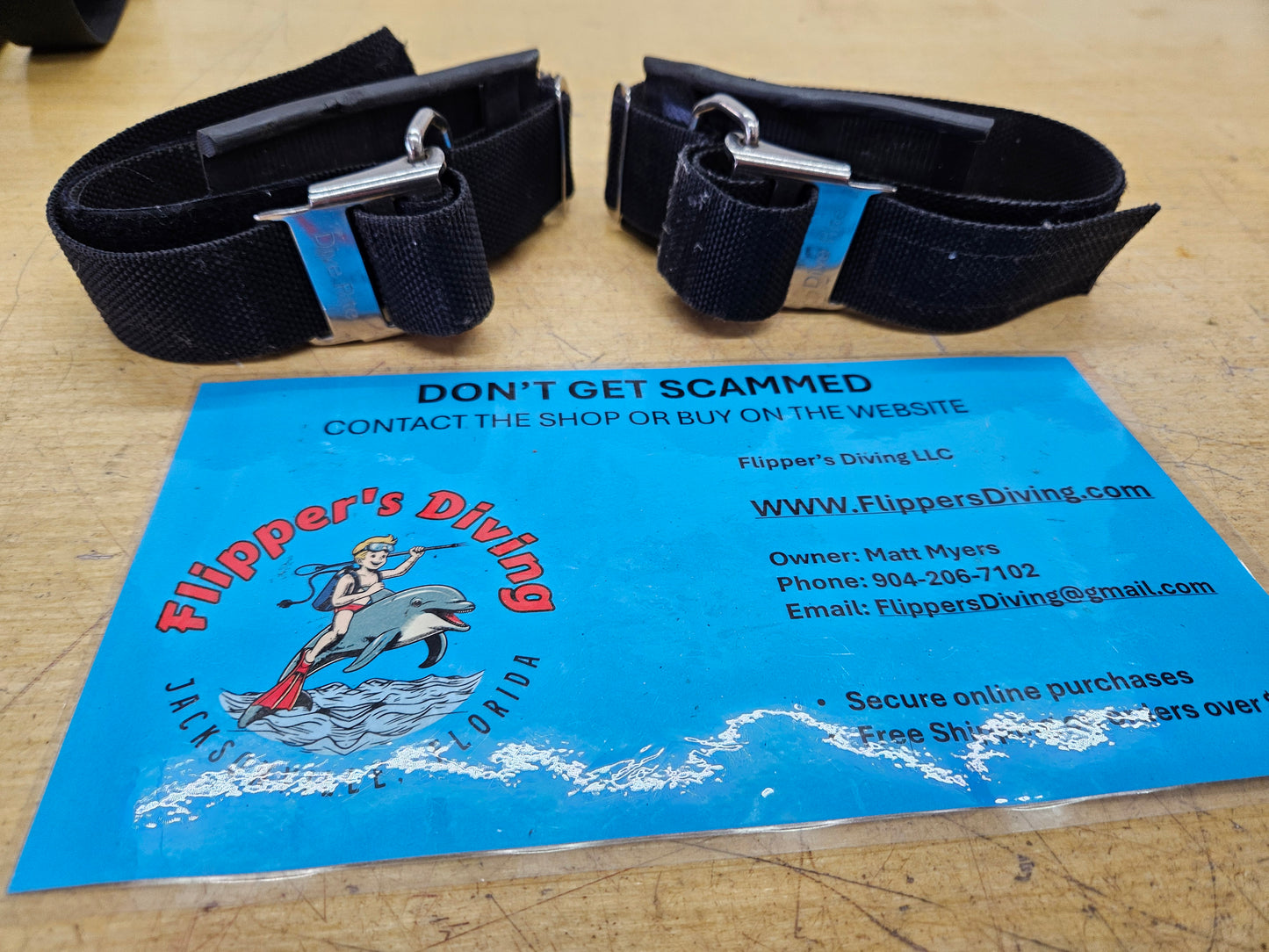 Dive Rite Slim Cam Bands (Pair)