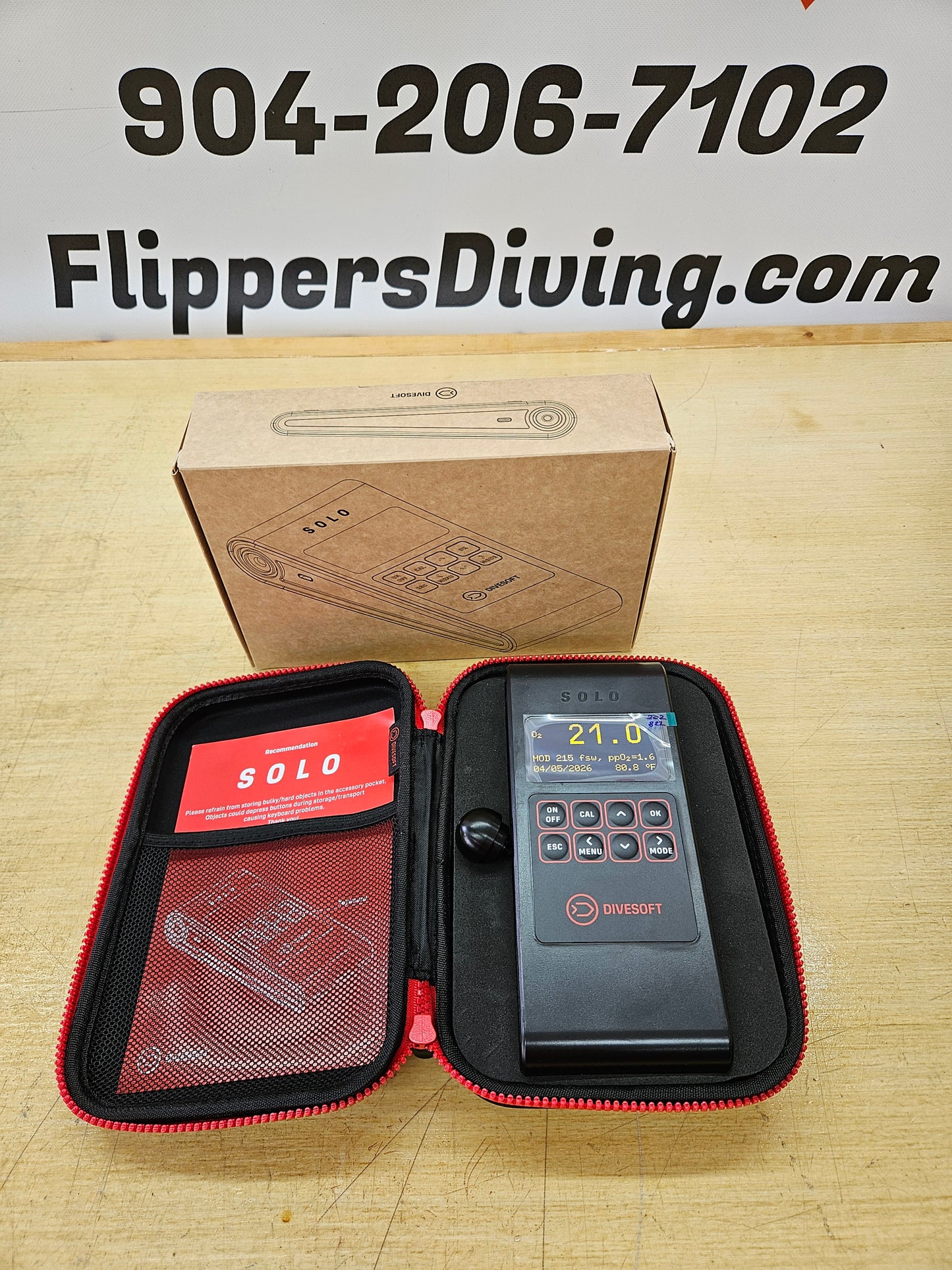 Divesoft Solo 02 Analyzer *NOS*