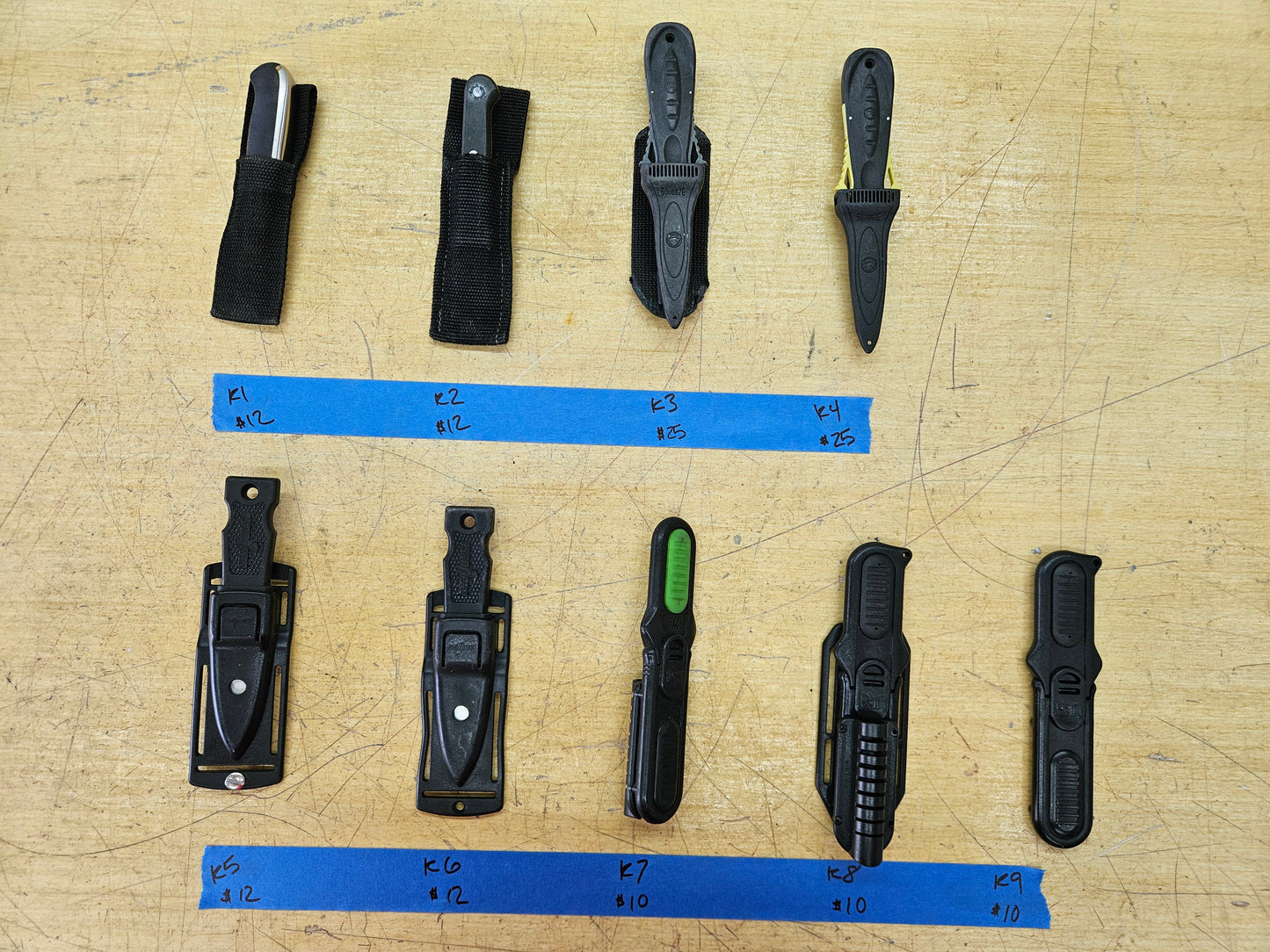 Dive Knives (various) K1-K9