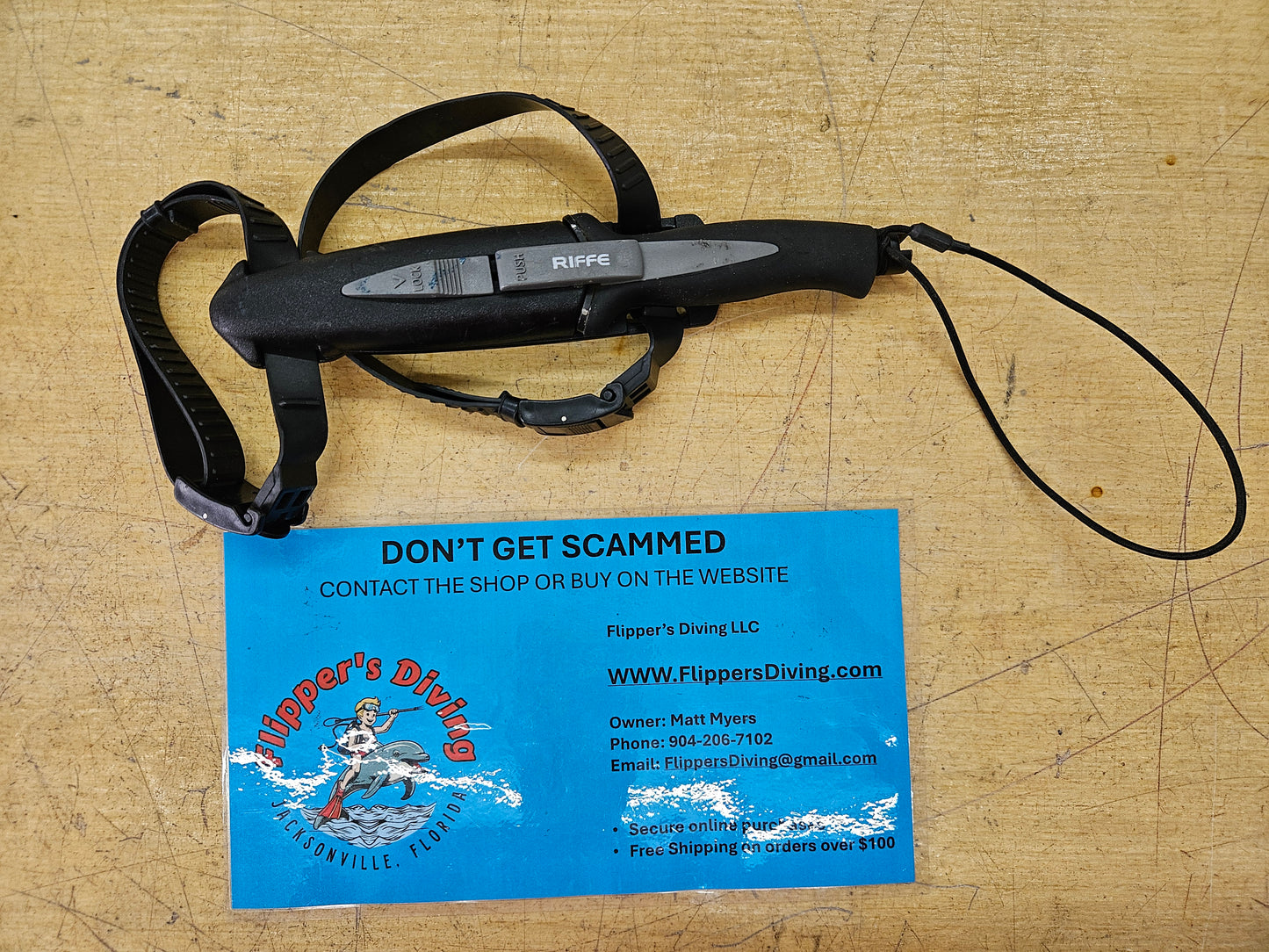 Riffe Spearfishing Knife (K20)