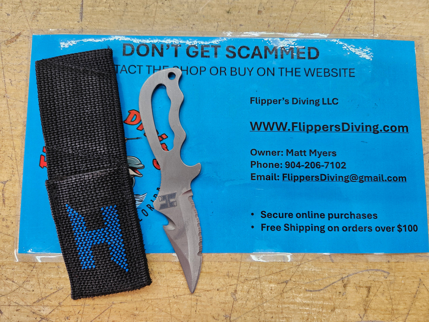 Halcyon Titanium Dive Knife #K21