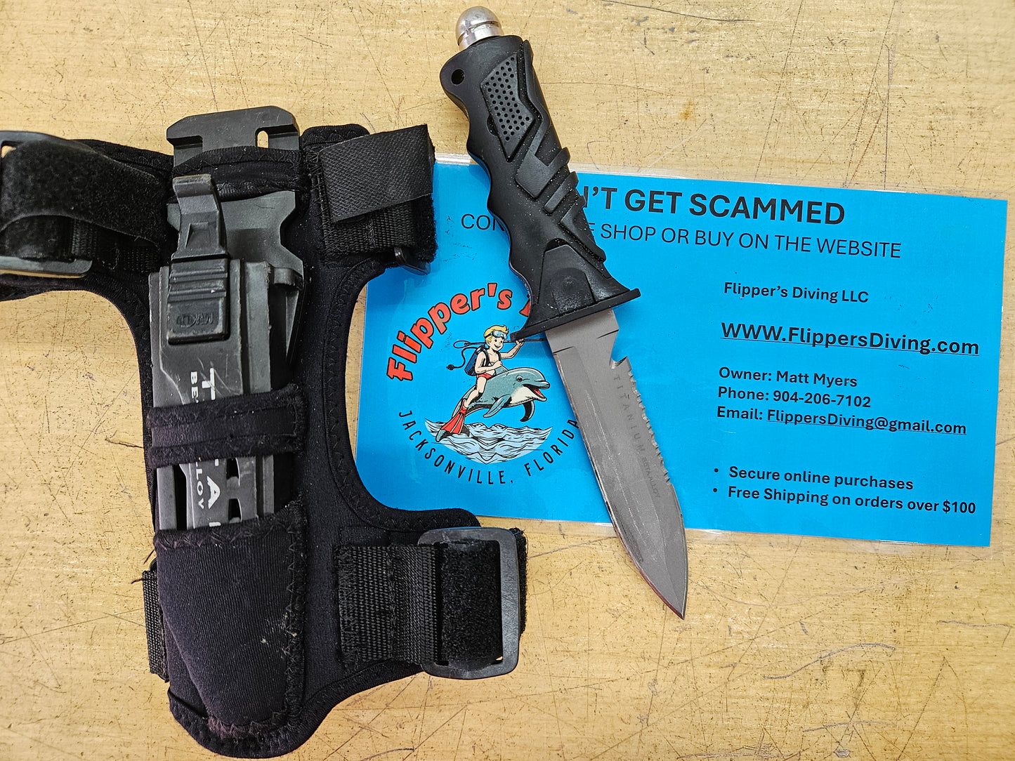 Titanium Dive Knife (K12)