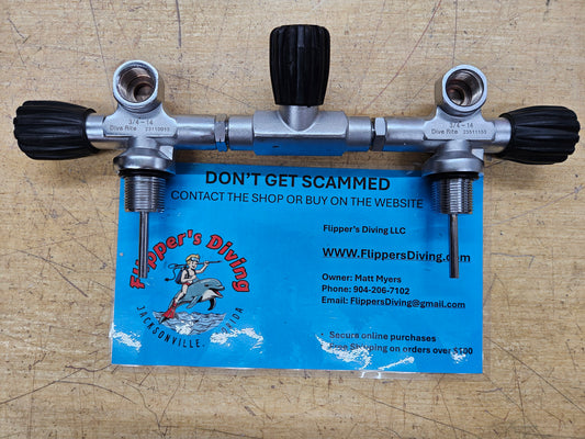 Dive Rite 200 Bar Isolation Manifold