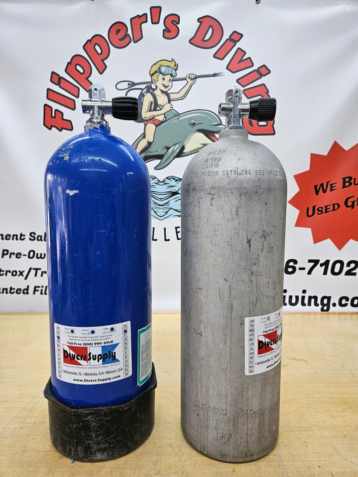 AL63 Scuba Tanks