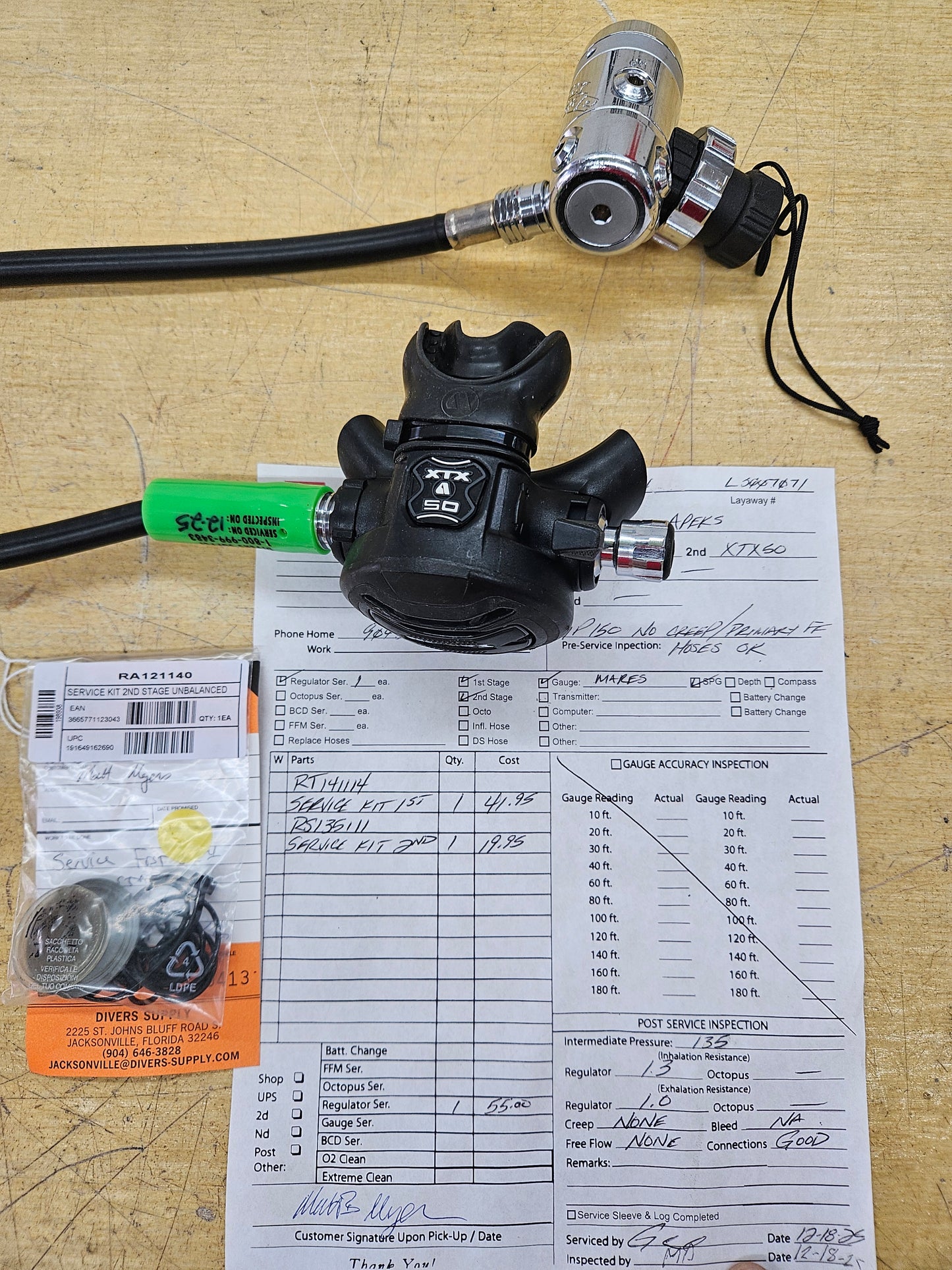 Apeks XTX Regulators