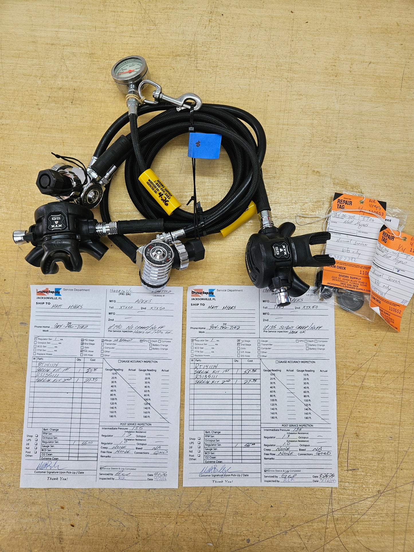 Apeks Tec 3 Doubles Regulators