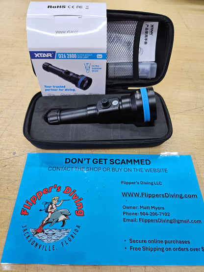 XTAR D26 Dive Light