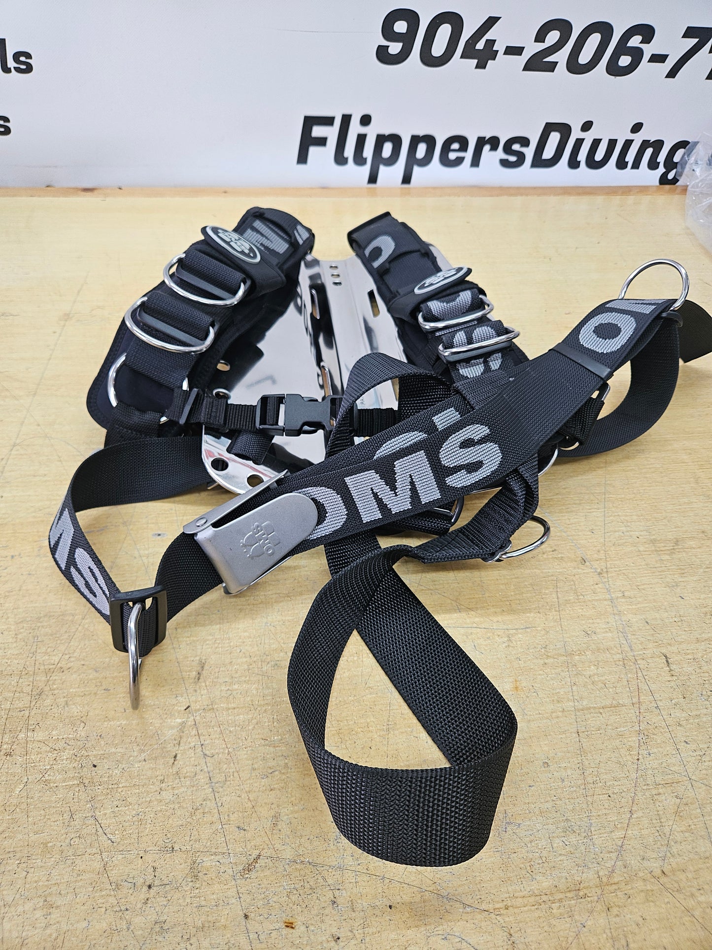 OMS SS Backplate & Comfort Harness System III