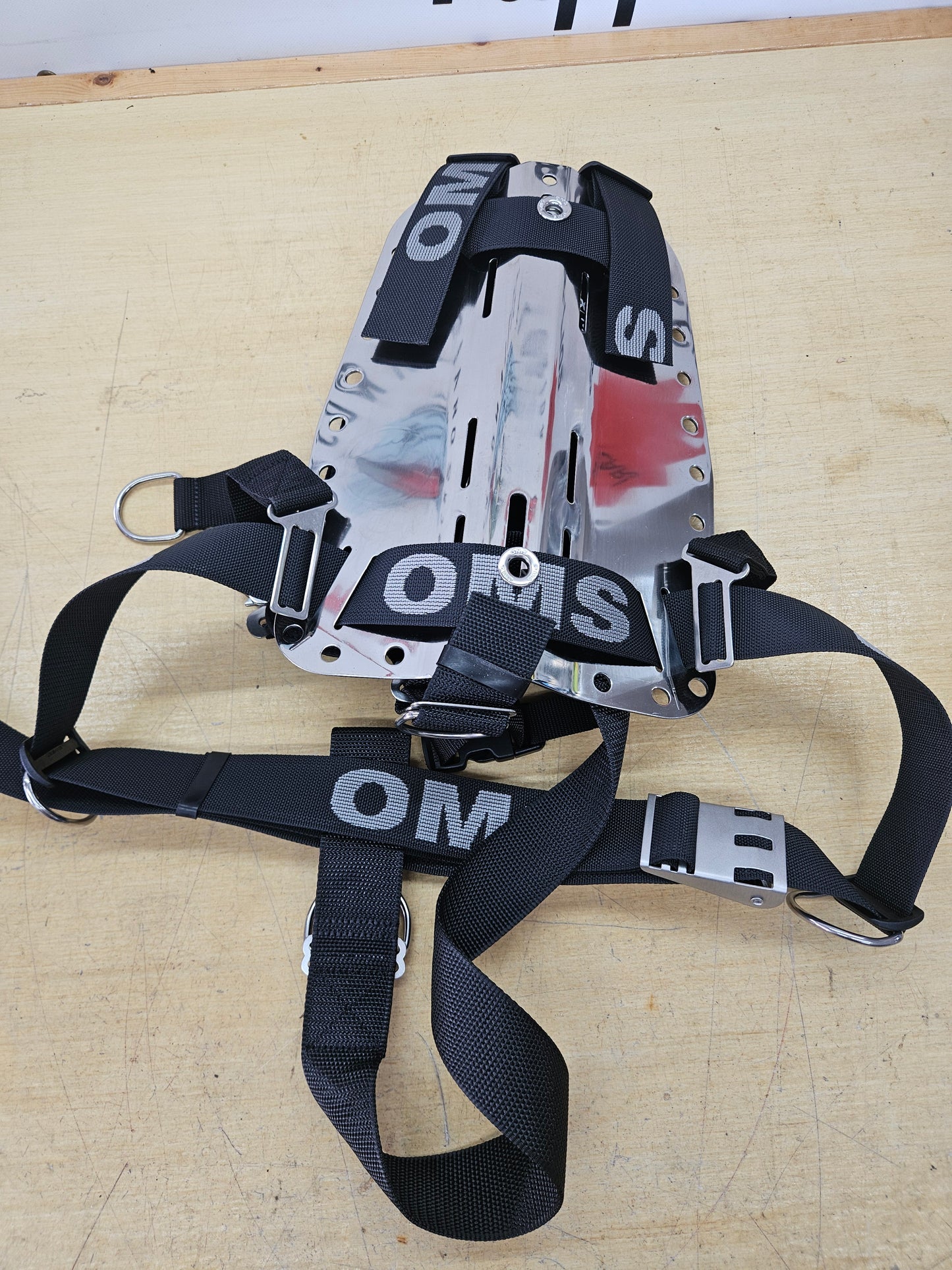 OMS SS Backplate & Comfort Harness System III