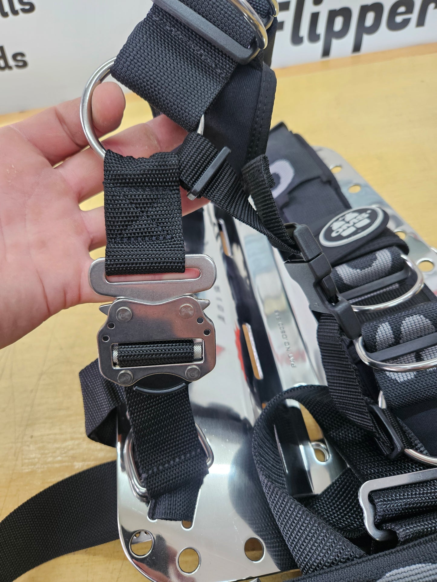 OMS SS Backplate & Comfort Harness System III