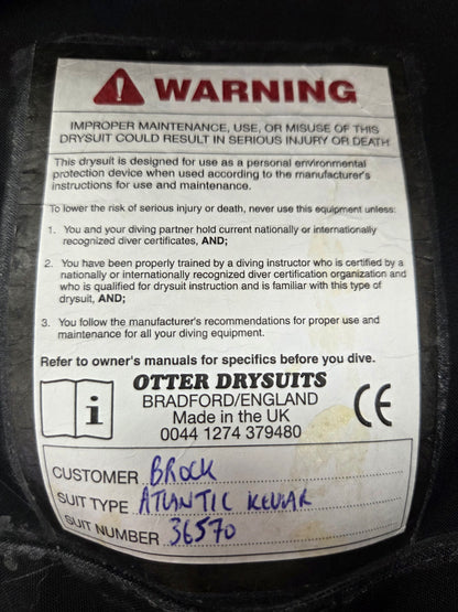 Otter Atlantic Kevlar HD Drysuit *NEW!!*
