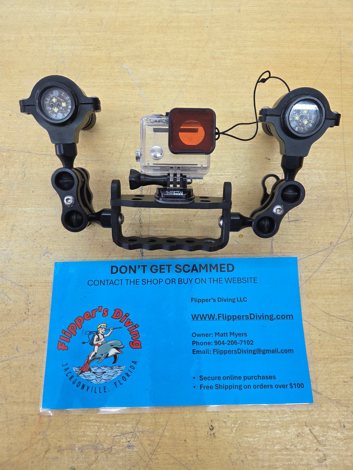 GoPro Camera Tray and Lights