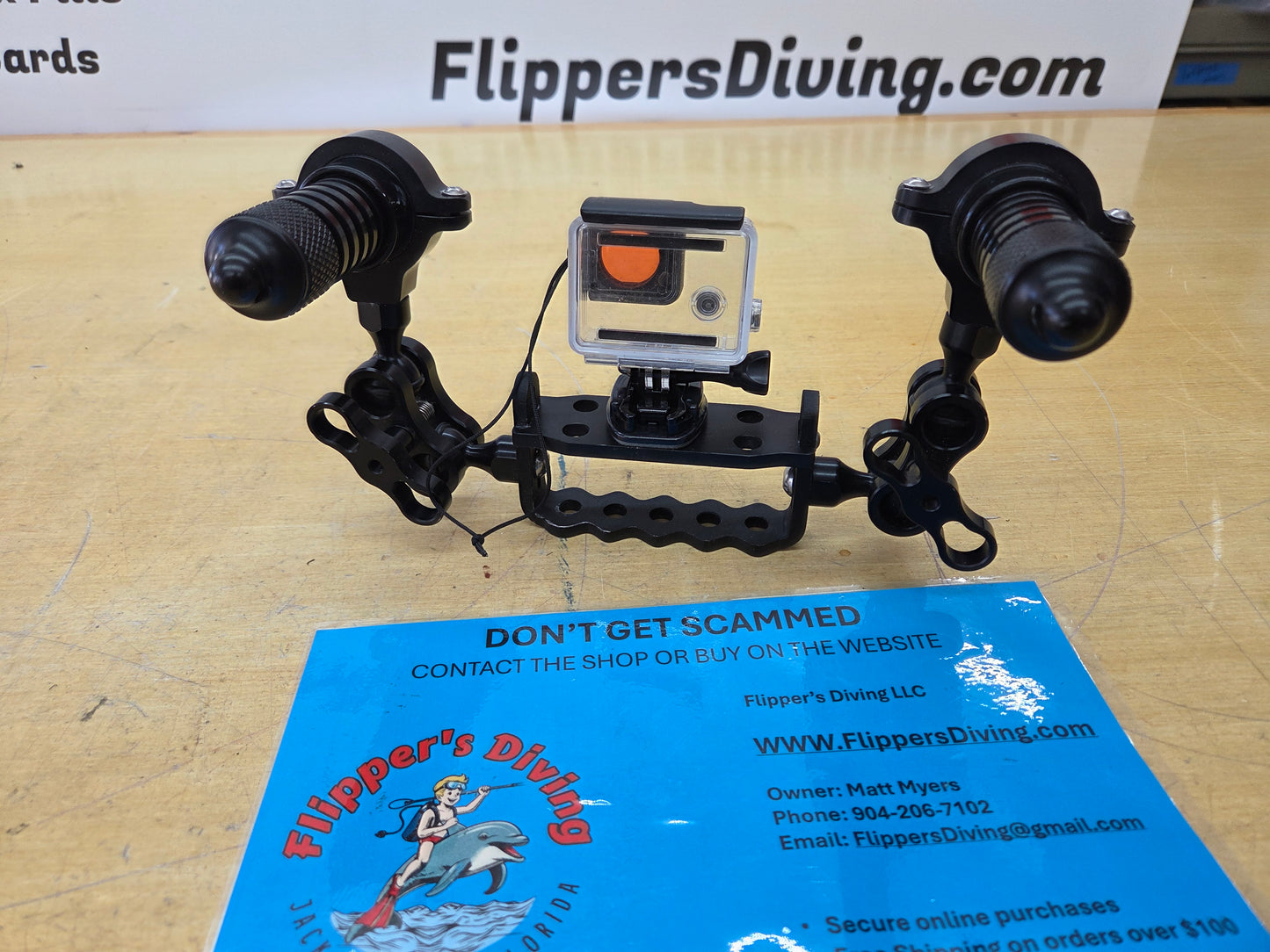 GoPro Camera Tray and Lights