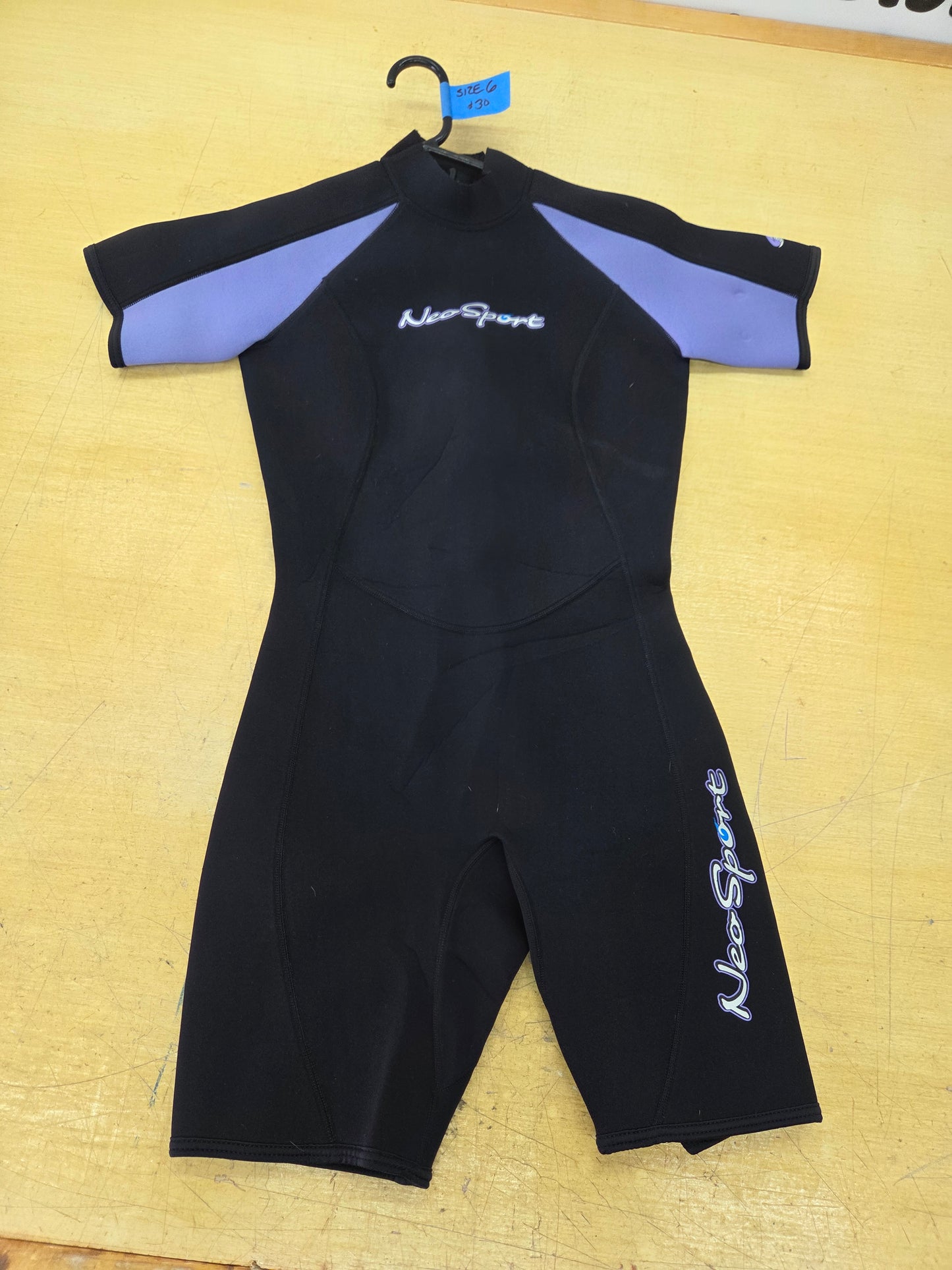 Neosport 3mm Shorty Wetsuit (Size 6)