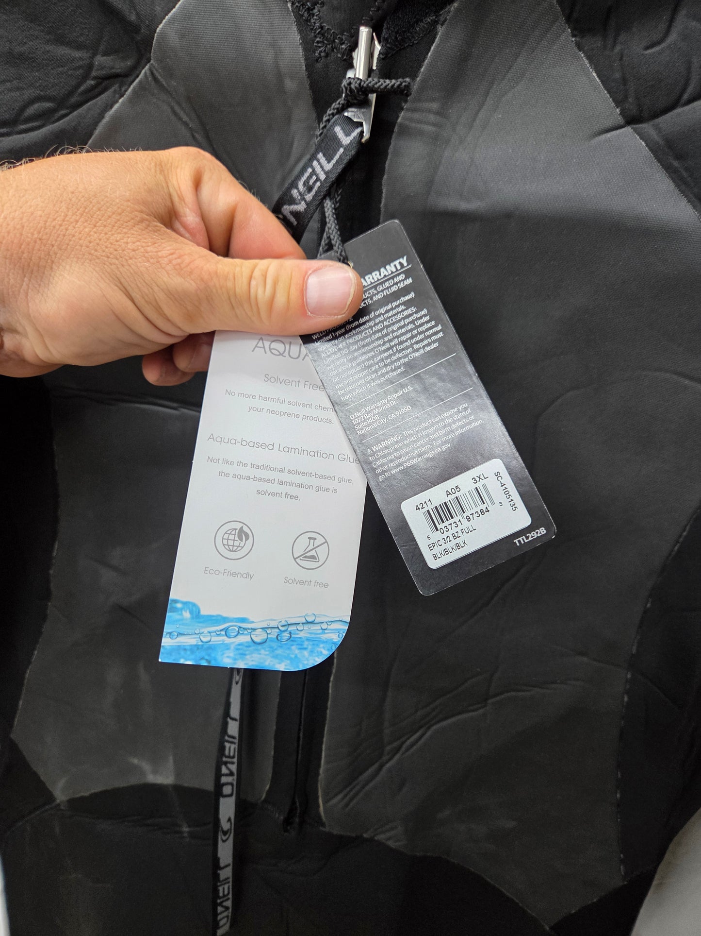 O'neil 3/2 Wetsuit (3XL) *NOS*