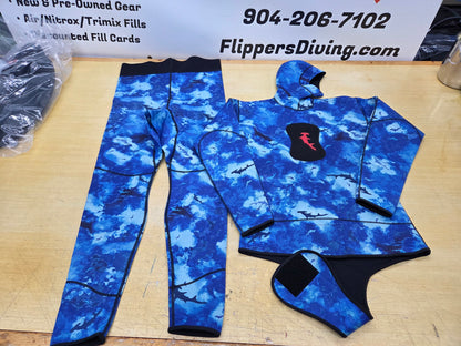 Hammerhead 2 Piece Freediver Wetsuit (4XL)