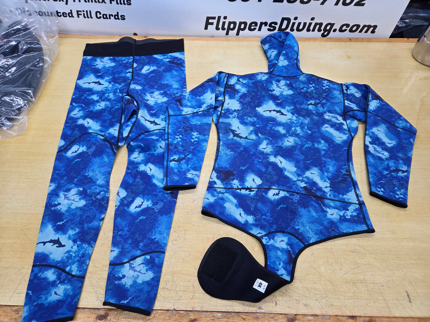 Hammerhead 2 Piece Freediver Wetsuit (4XL)