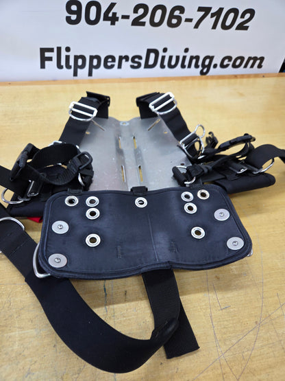 Short Aluminum Backplate/Harness