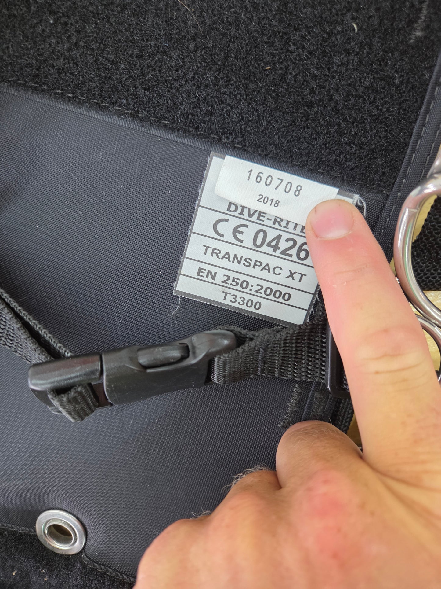 Dive Rite Transpac XT Harness (Small?)