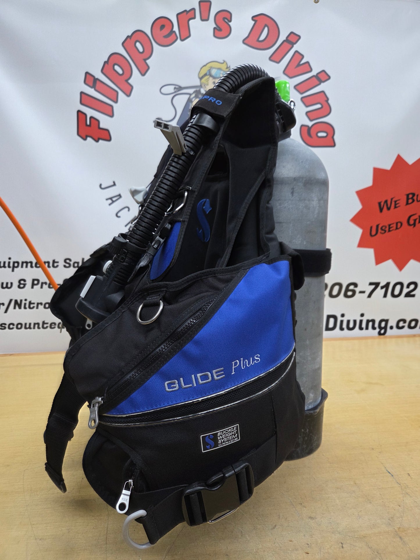 Scubapro "Glide Plus" BCD w/AIR 2 (LARGE)
